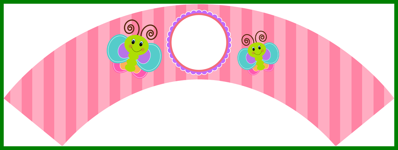 Awesome Ccute Butterflies Printable Kit Png Convite - Butterflies And Moths (1630x614)