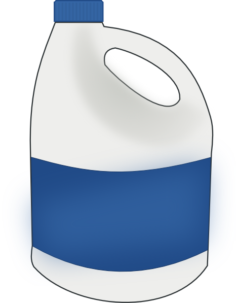 Bottle Bleach Clip Art At Clker - Bleach Clipart (468x597)