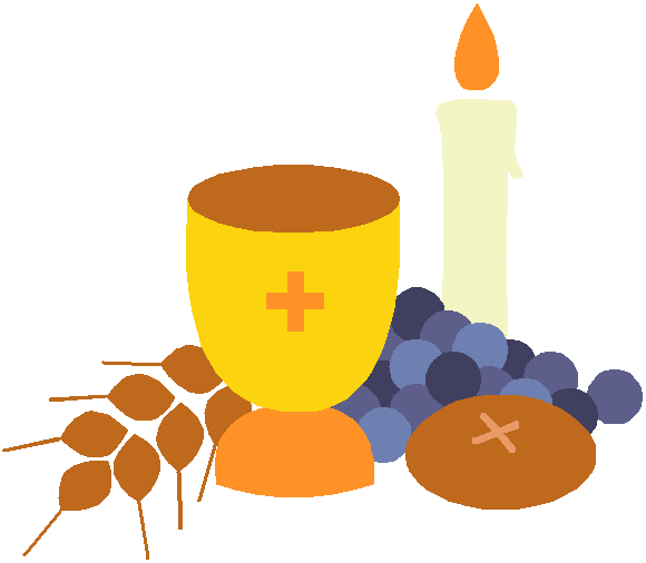 Holy Communion Clip Art Free - Holy Communion Clipart Png (580x506)
