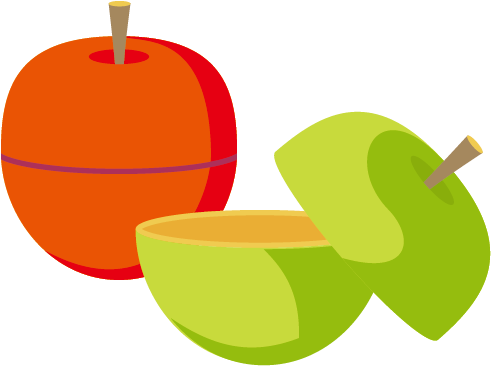 Apple Cartoon Clip Art - Apple (624x625)