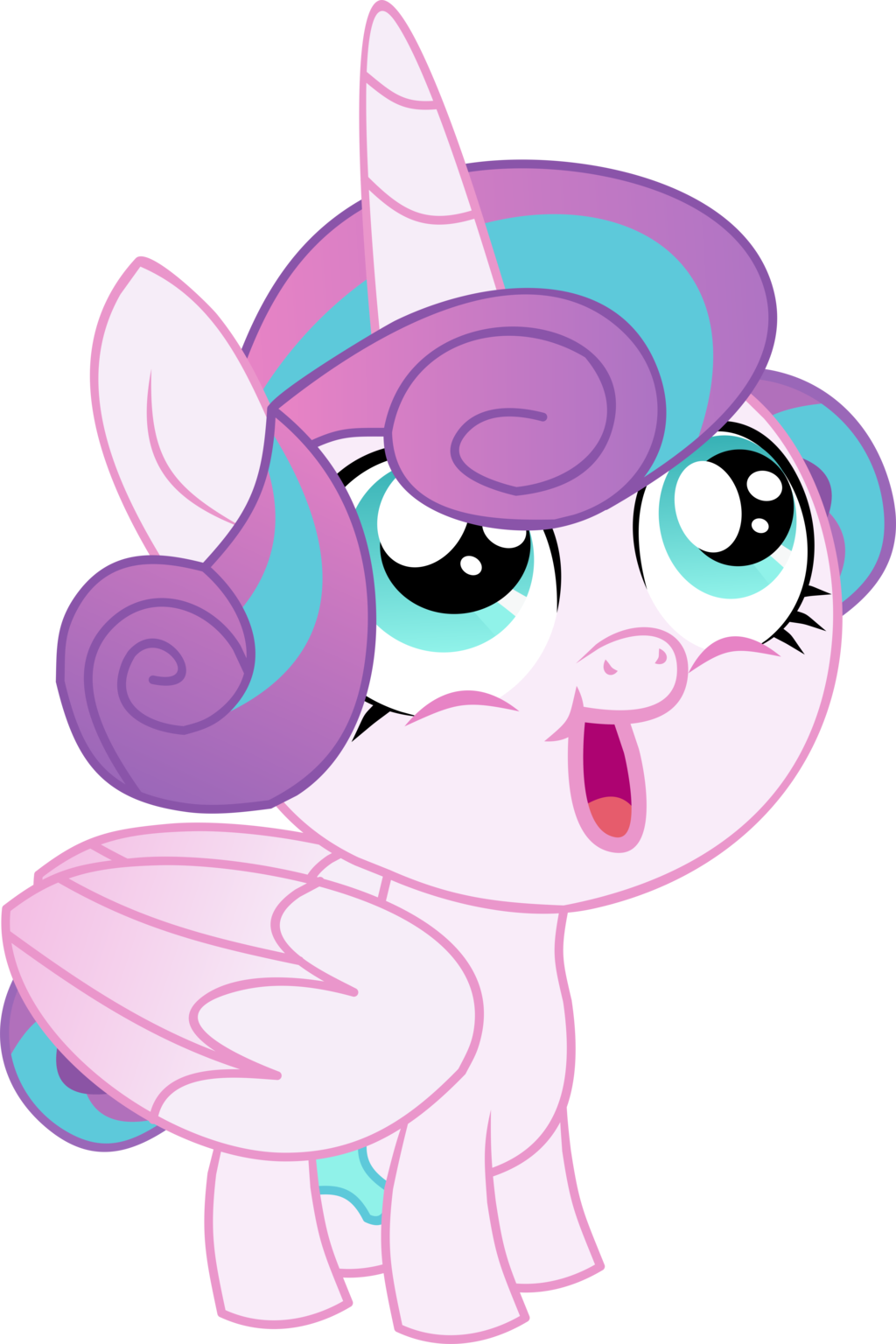 Flurry Heart Vector - Mlp Flurry Heart Gif (1024x1536)