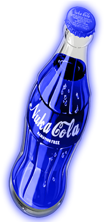 Nuka Bottle - Nuka Cola Quantum Png (268x450)