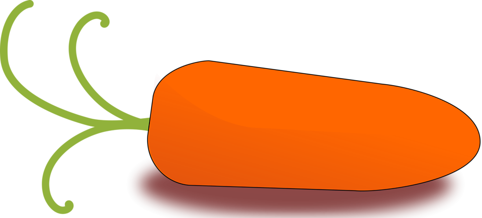 Carrot Clip Art 22, Buy Clip Art - Clip Art Of Orange Objects (958x433)