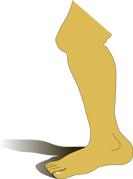 Leg Clip Art At Clker Vector Clip Art Free - Knees Clipart Png (558x597)