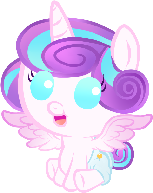 Flurry Heart Vector Png Mega Baby 01 004 D By - Illustration (825x1000)