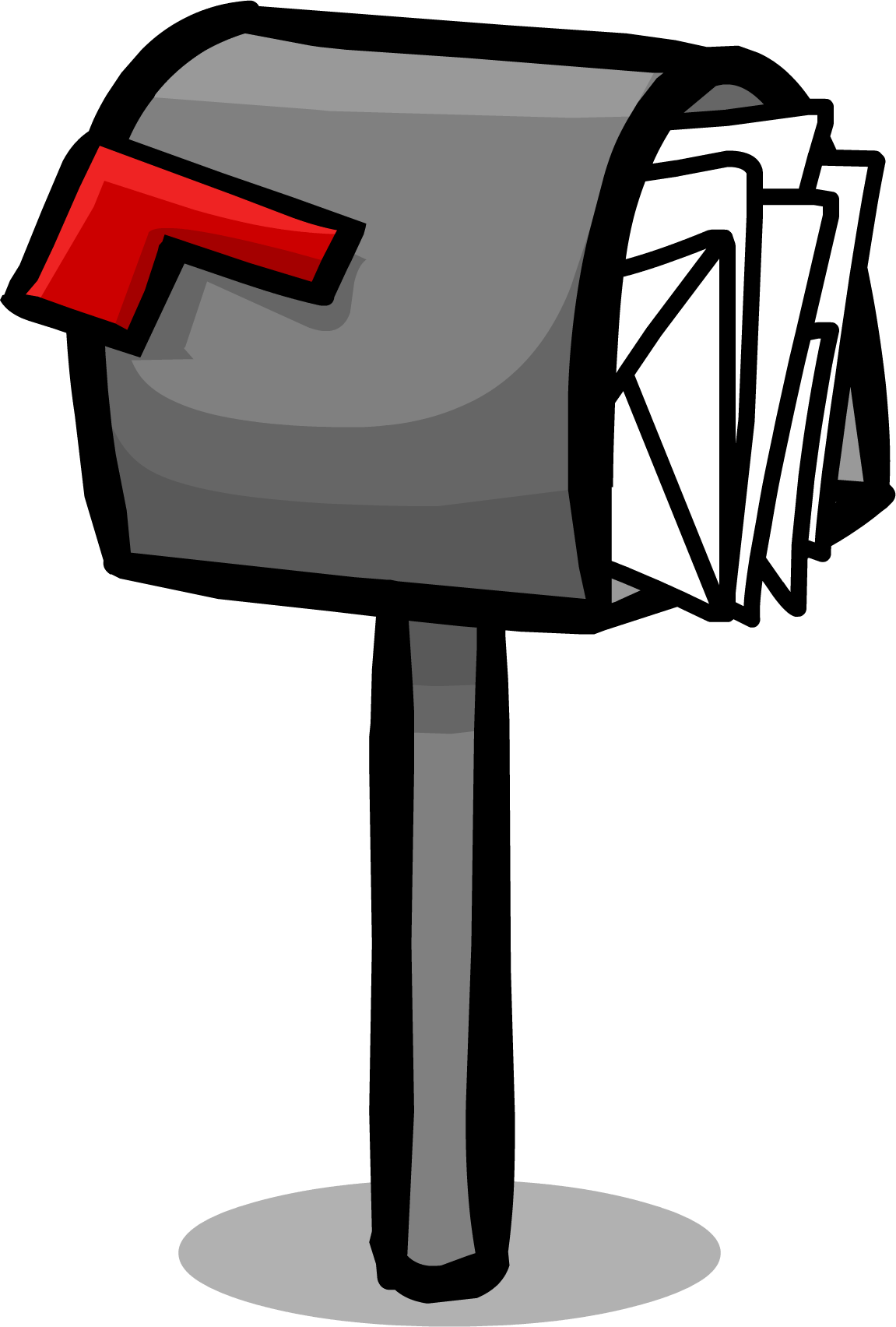 Postbox Png - Letter Box Cartoon (1151x1704)
