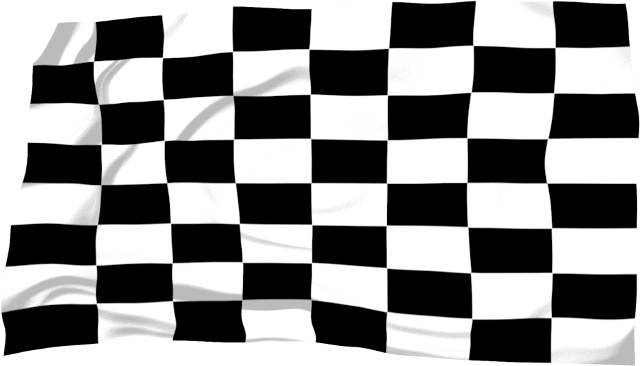 Checkered Racing Flag By Fearoftheblackwolf - Chess Board Png (1024x576)