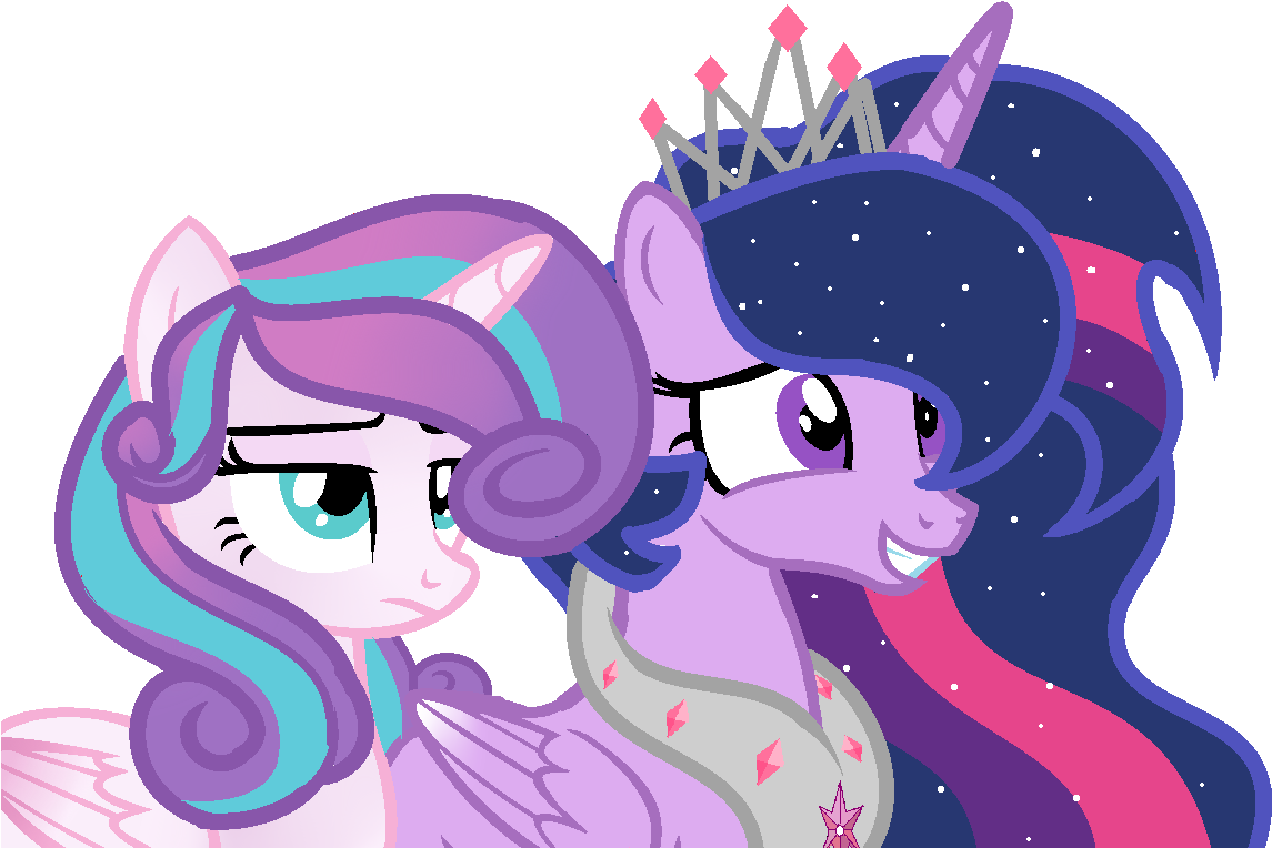 Mlp Flurry And Twilight By Sky-thepony65 - Mlp Twilight And Flurry (1157x778)