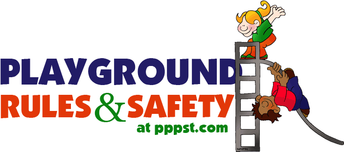 Park Clipart Playground Rule - Safety In The Playground (709x326)