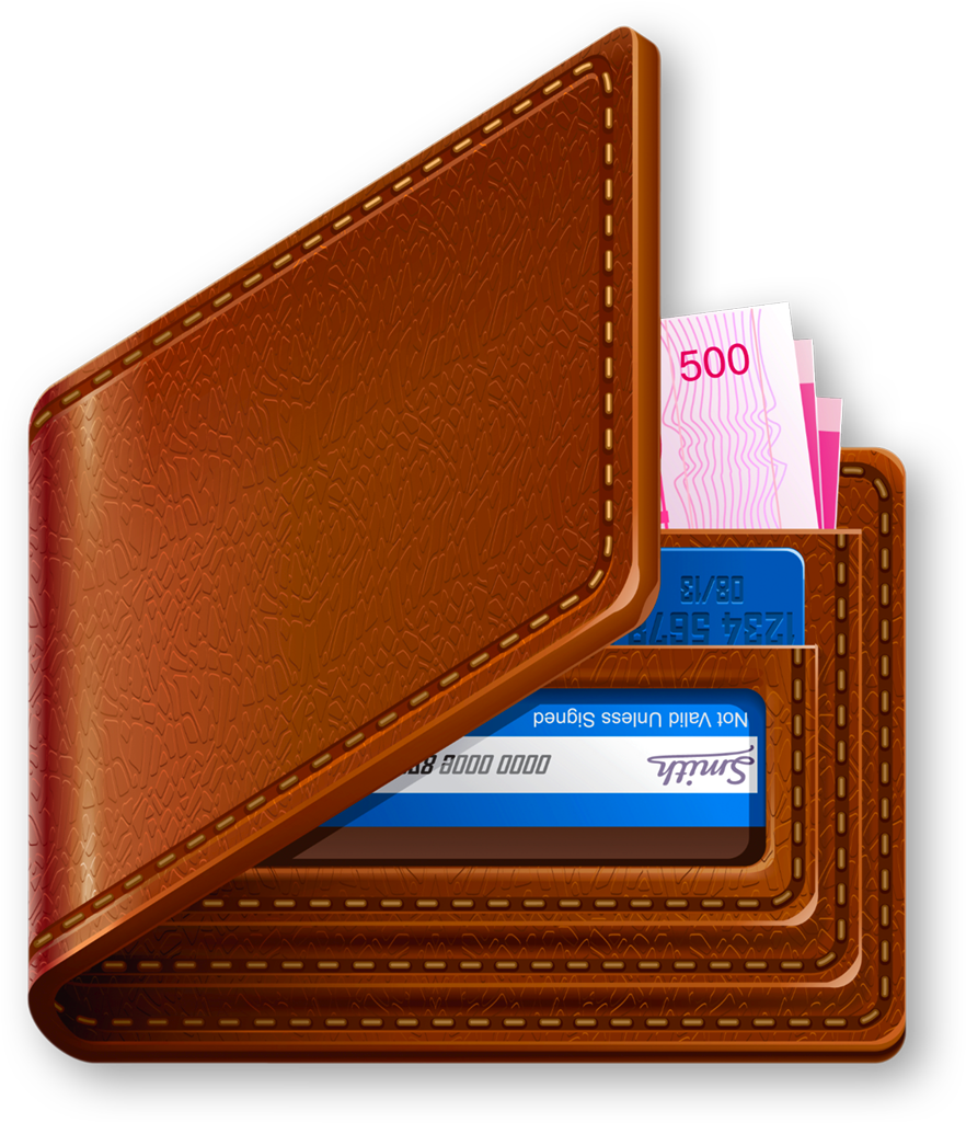 Open Wallet Cliparts - Wallet Png (1024x1024)