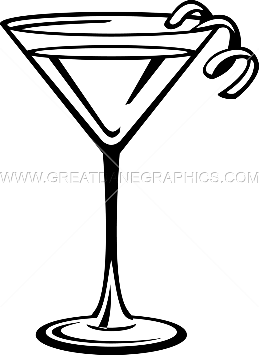 Martini Glass Drink - Martini Glass Clipart Black And White (825x1130)