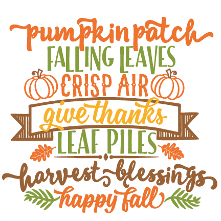 Autumn Word Art Svg Scrapbook Cut File Cute Clipart - Fall Word Art Png (432x432)