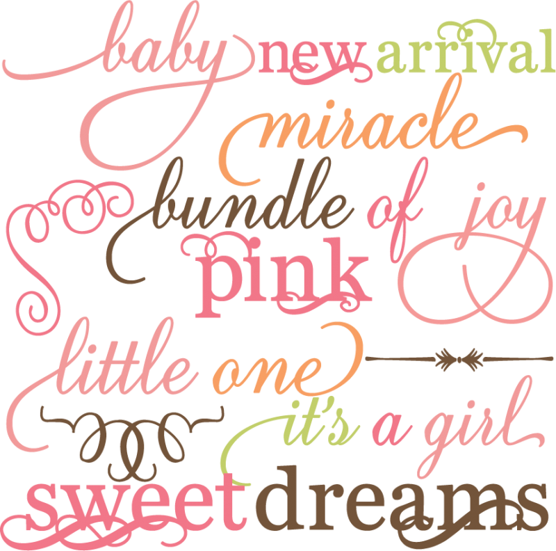Baby Girl Words - Baby Girl Words (800x792)