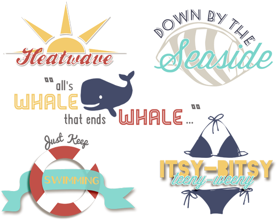 Scrap Your Summer Word Art Printable - Scrapbooking (600x464)