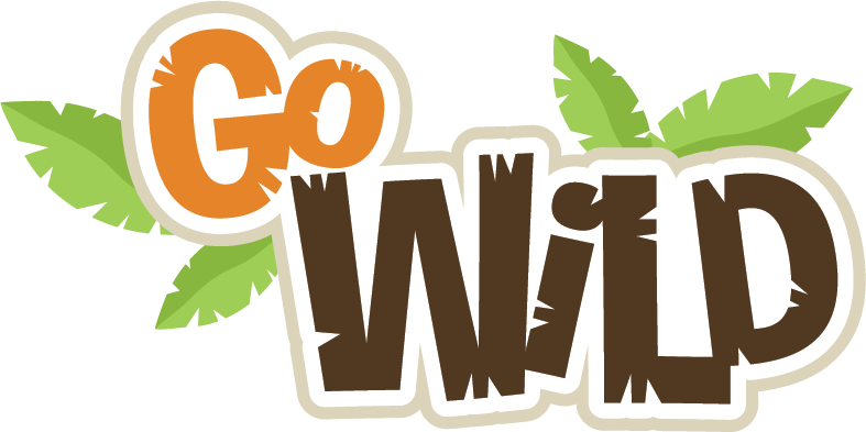 Go Wild Svg Scrapbook Title Zoo Svg Scrapbook Title - Go Wild (787x393)