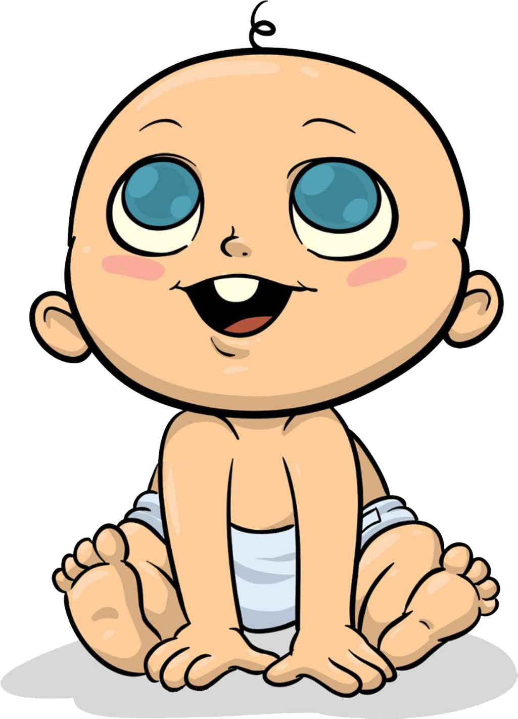 Infant Cartoon Drawing Clip Art - Cartoon Babies (1559x1559)