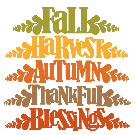 Fall Word Titles Svg Cutting File For Scrapbooking - Fall Cell Phone (432x432)