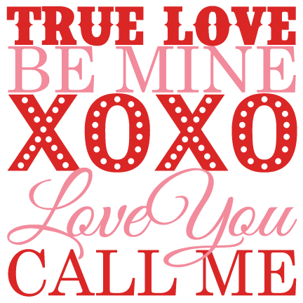 Valentine Subway Art Scrapbook Cuts Svg Cutting Files - Chance In Love [book] (432x432)