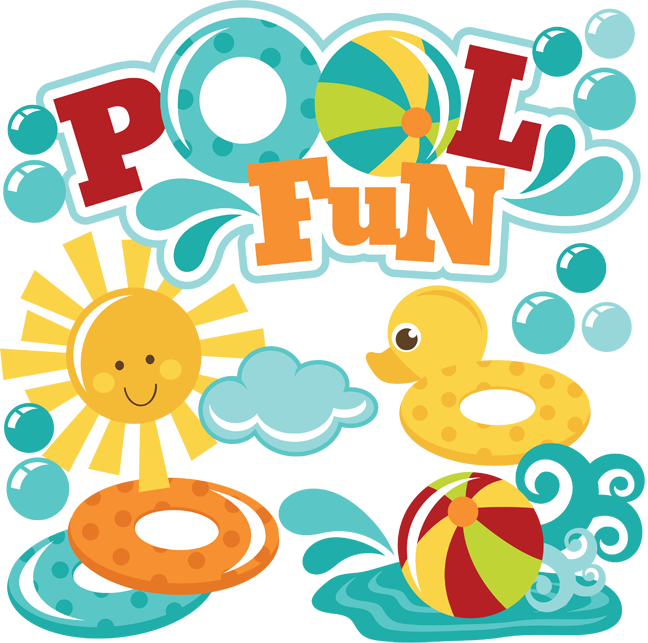 Pool Fun Svg Files For Scrapbooking Pool Svg Files - Swimming Fun Clip Art (648x643)