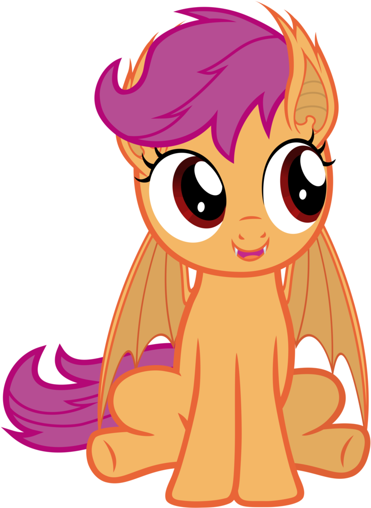 Magister39, Bat Ponified, Bat Pony, Cute, Cutealoo, - Cartoon (748x1024)