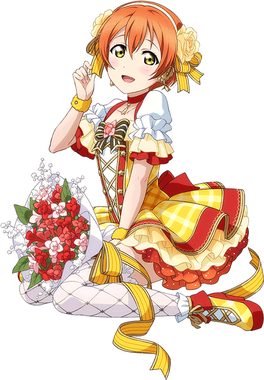 Transparent - Idolized - Bouquet Rin Hoshizora (1024x1024)