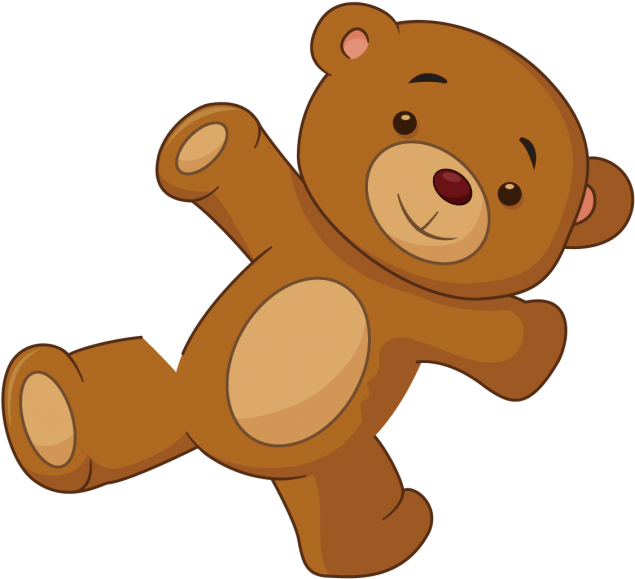 Cartoon Infant Drawing - Teddy Bear Vector Png (700x764)