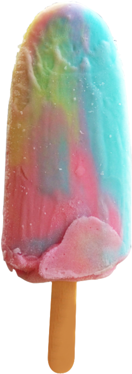 Transparent, Ice Cream, And Popsicle Image - Paddle Pop Ice Cream Rainbow (469x750)