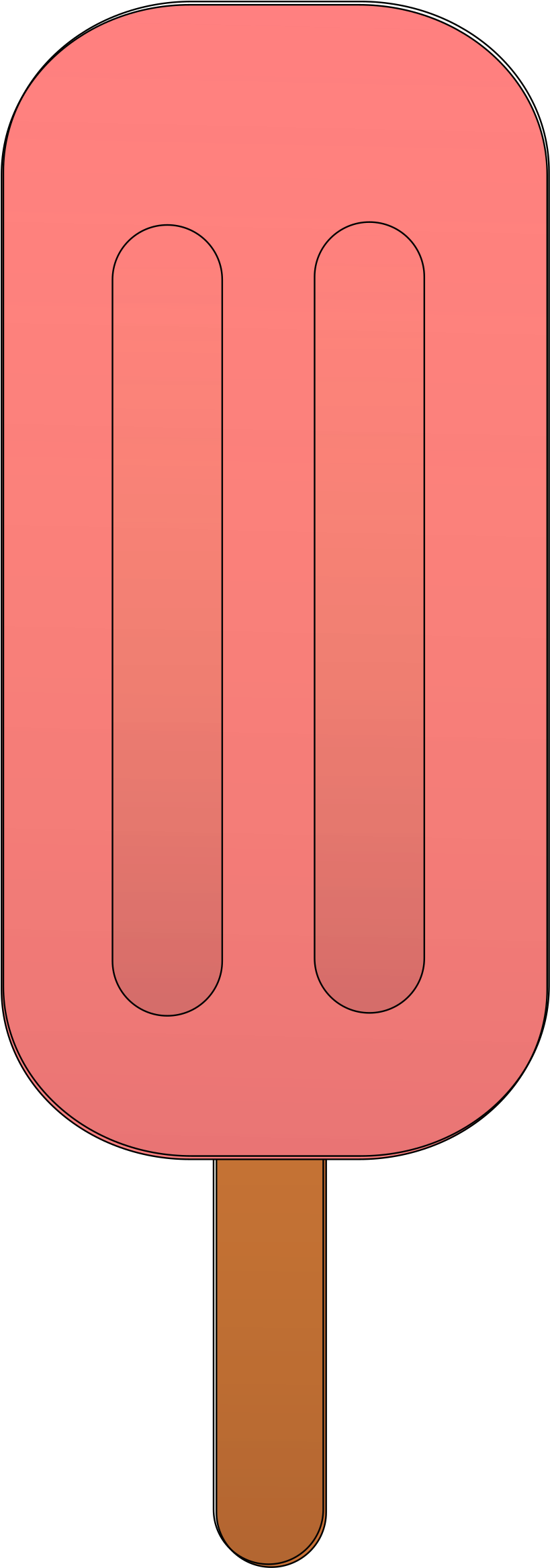 This Free Icons Png Design Of Strawberry Popsicle - Popsicle Png (1855x2400)