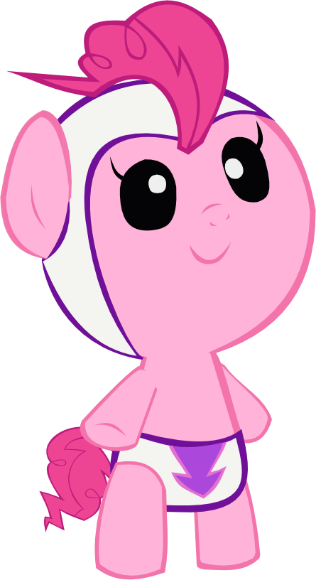 Cute Pinkie Pie Power Pony - My Little Pony Pinkie Pie Baby (445x816)