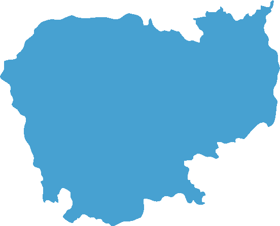 Mobile Networks Update - Cambodia Map Outline (552x447)