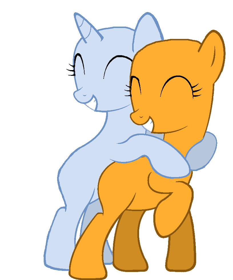 Mlp - My Little Pony Two Ponies (816x979)
