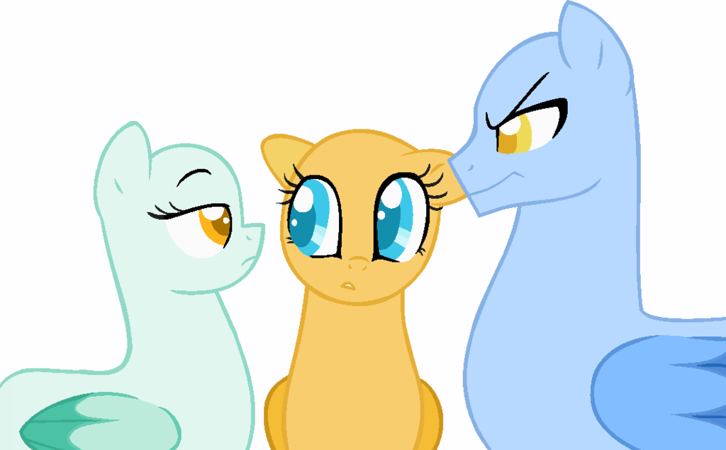 Woah, They Sure Are Angry By Starlollipop On Deviantart - Mlp Base Angry (1024x636)