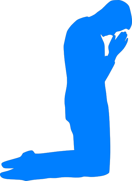 Man Kneeling In Prayer (432x592)