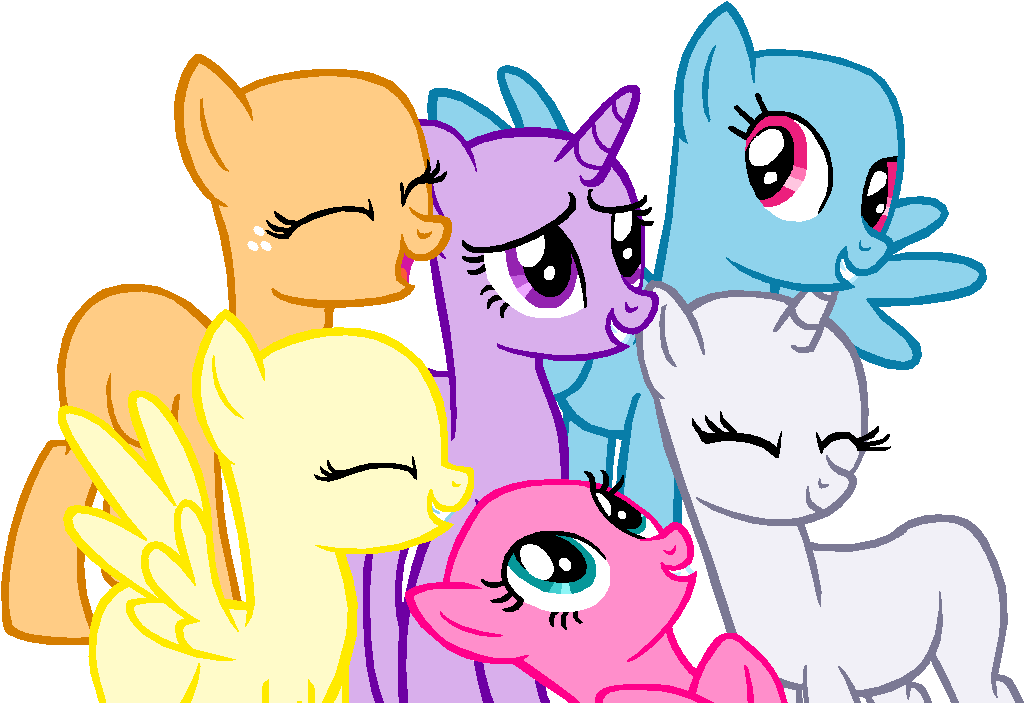 Mlp Pegasus Base Filly - Mlp Friend Bases Ms Paint (1280x718)