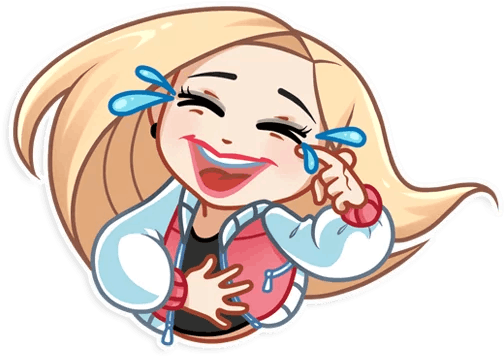 “vaper Girl” Stickers Set For Telegram - Стикер Девушка (512x512)