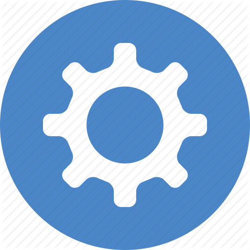 Cogwheel, Configuration, Control, Equipment, Gears, - Setup Icon Red (512x512)