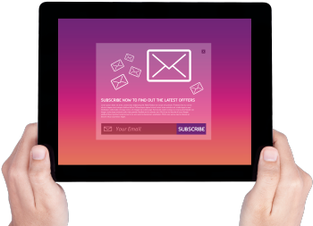 E Mail Subscribe Png High Quality Image - Mailing List (586x282)