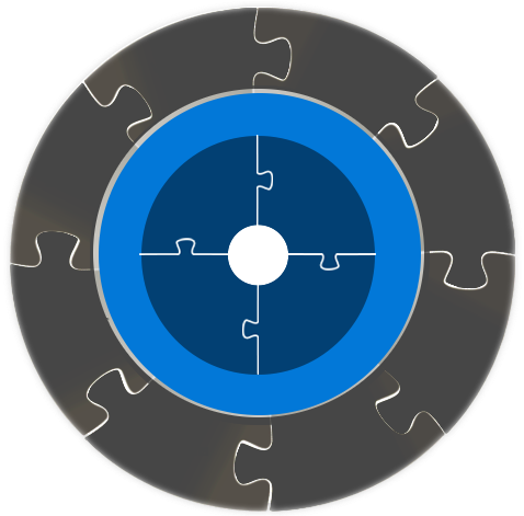 Puzzle Control Element - Circle (515x470)