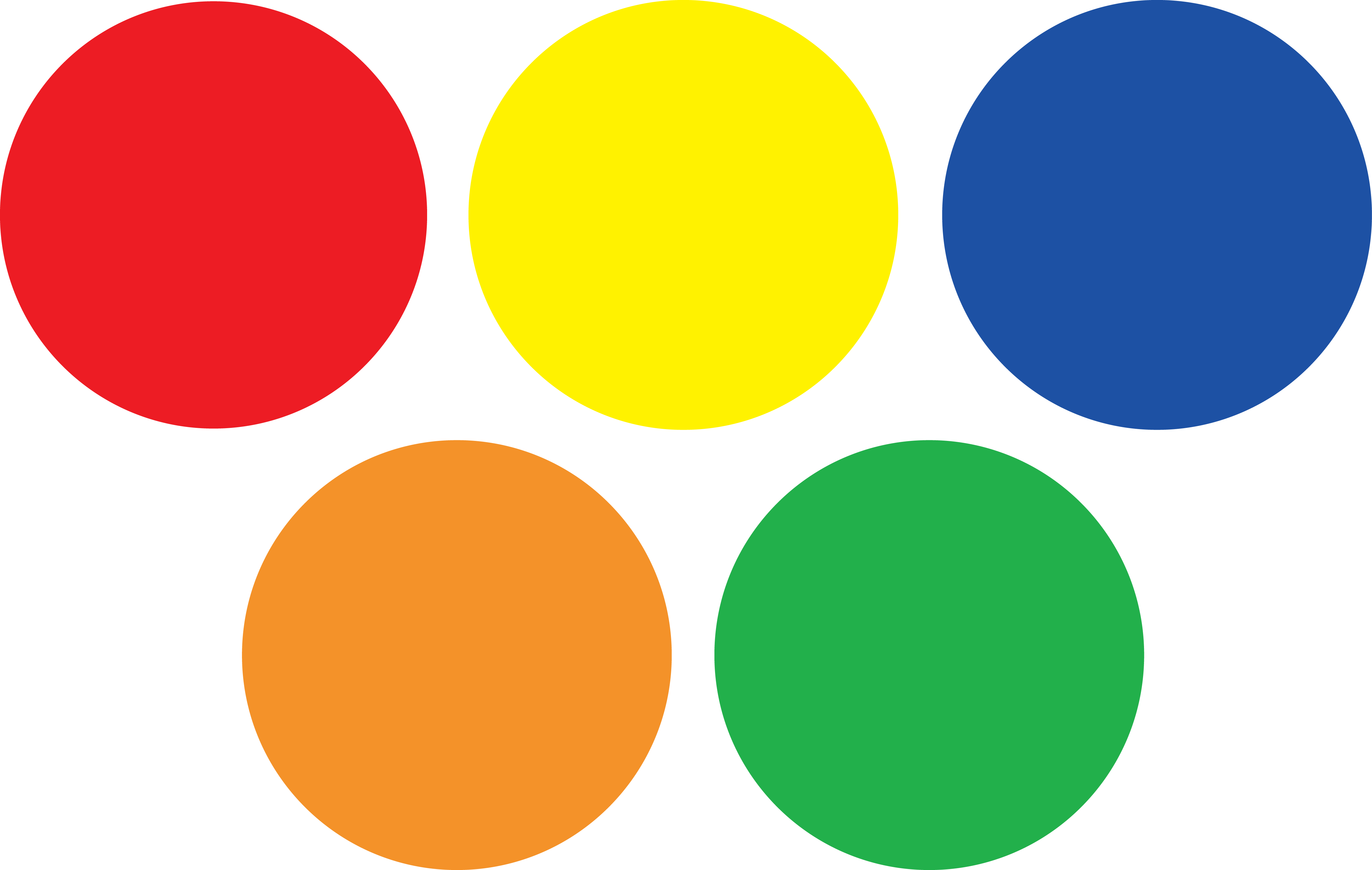Different Colored Circles (4417x2800)