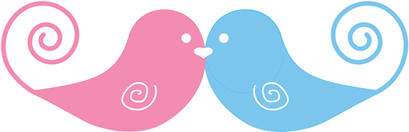 Heart, And Heart Tree - Birds Kissing Clipart Transparent (600x443)