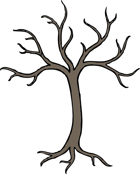 Clipart Dead Tree - Root Cause (480x595)