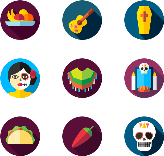 Tombstone Clipart Mortality - Dia De Muertos Icon (600x564)