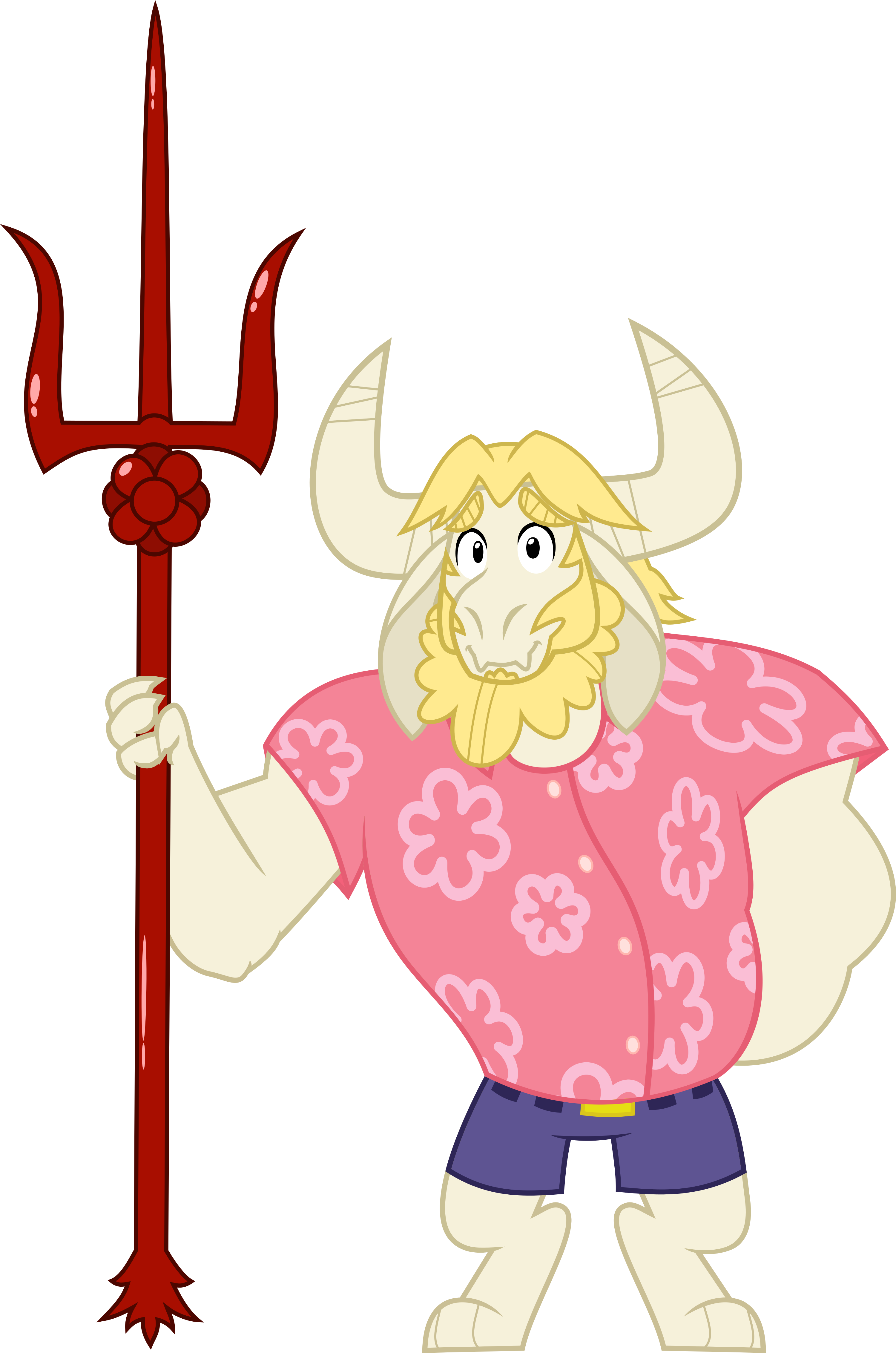 Absurd Res, Artist - Undertale Asgore Mlp (3000x4529)
