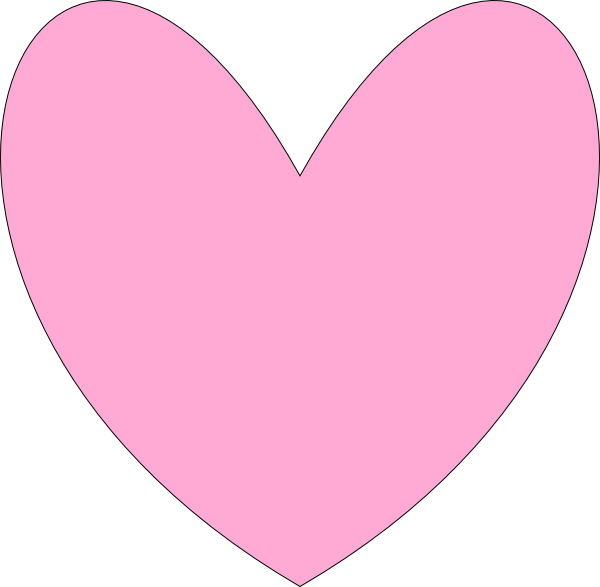 Love Heart Outline Pink (600x587)