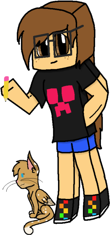 Minecraft Diaries Oc/sona By Sumbody-arts - Cartoon (783x1019)