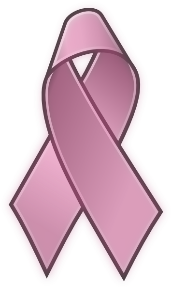 Breast Cancer Ribbon Clip Art At Clker Vector Clip - Cancer Ribbon Clip Art (360x597)