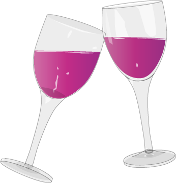 Download - Wine Glass Clip Art (346x361)