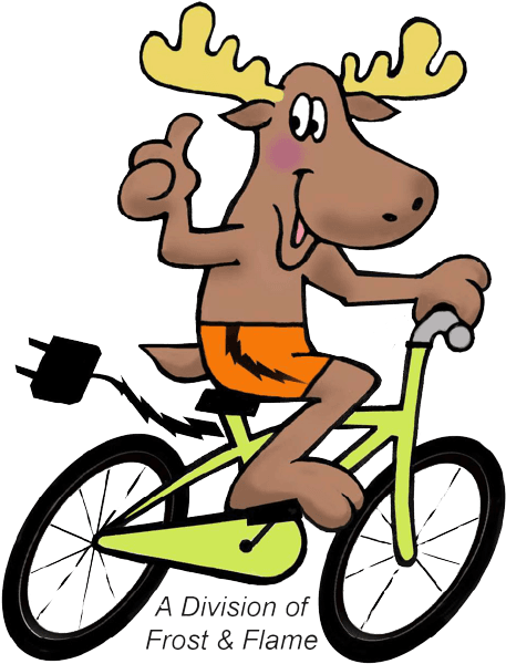 Electric Bikes Of Maine Says “you've Got To See What - Electric Bike Cartoon (600x600)