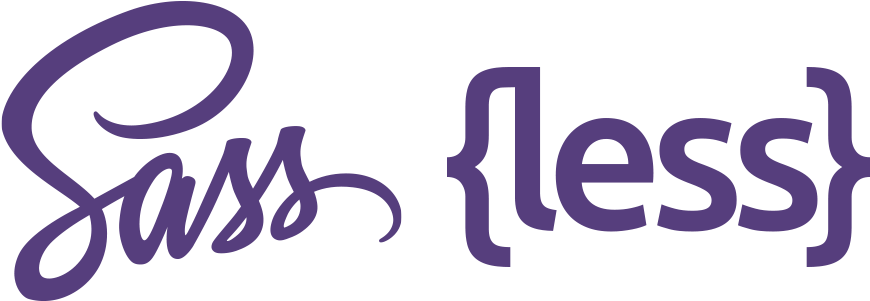 Preprocessors - Sass Less Logo Png (1000x360)