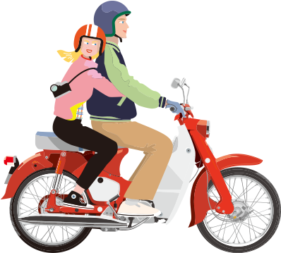 Super Cub Story - Print No038 Art Print - Mini By Gianmarco Magnani (818x365)